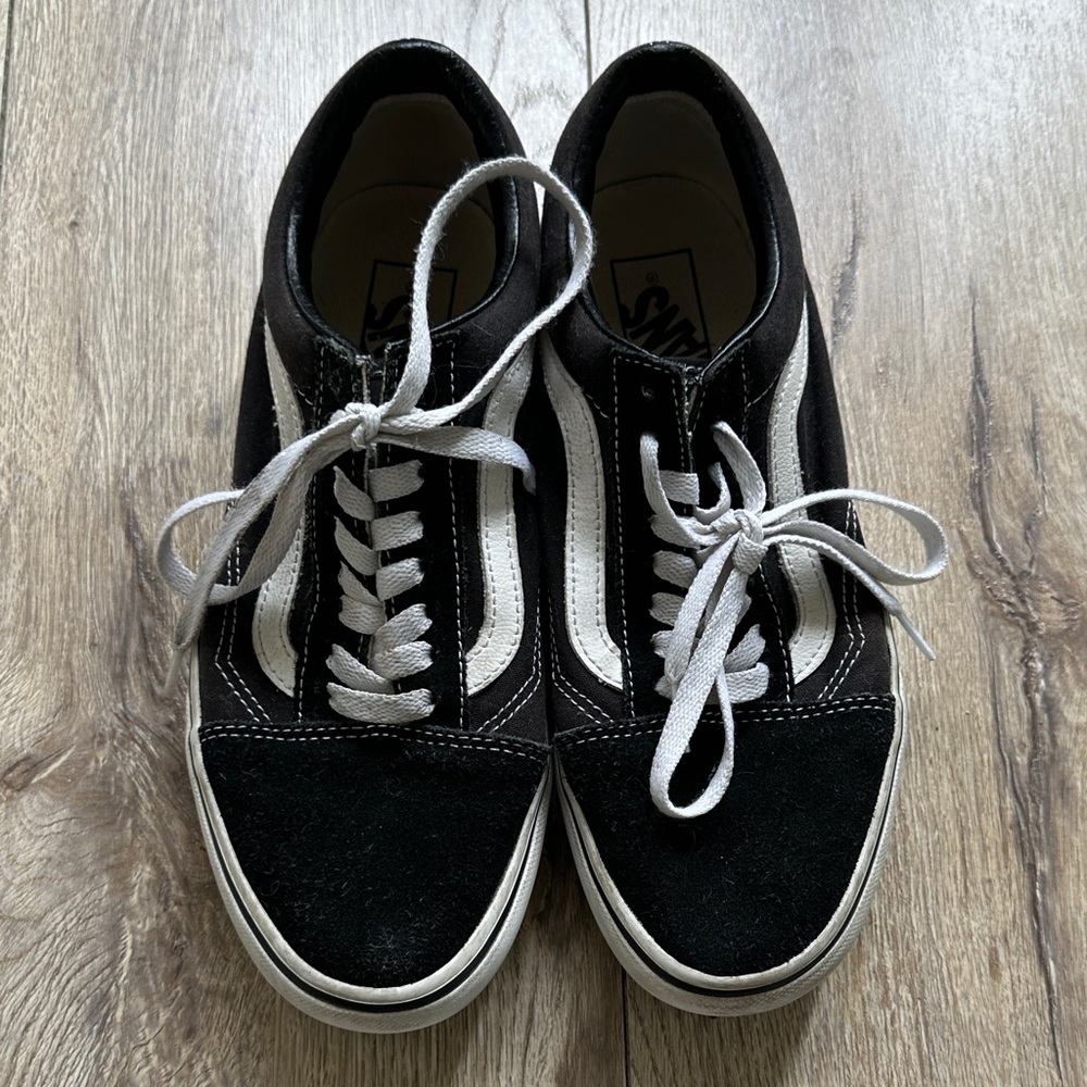 Vans Black and White Women's Sneakers